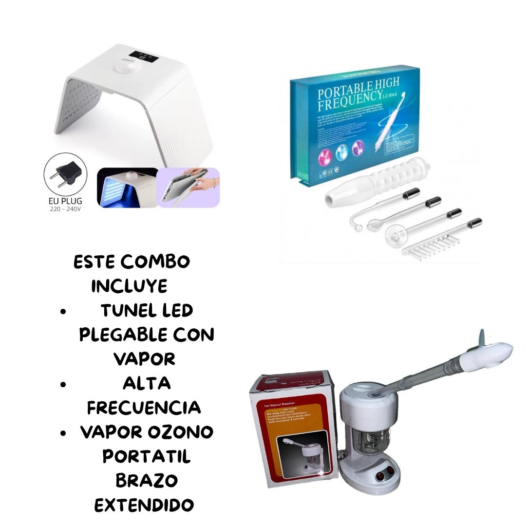 COMBO ESTETICA TUNEL VAPOR