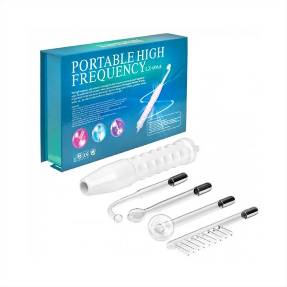 Alta Frecuencia Portátil Facial Corporal 4 Electrodos Alta